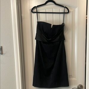 White House Black Market- Black Strapless Dress